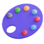 Artist palette icon